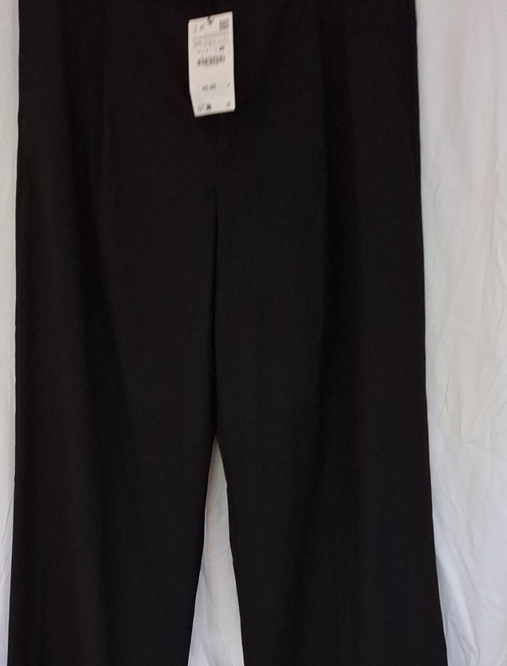 Zara Black Wide-Leg Trousers